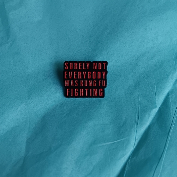 5/$10 Kung Fu Fighting Pin - Picture 1 of 3